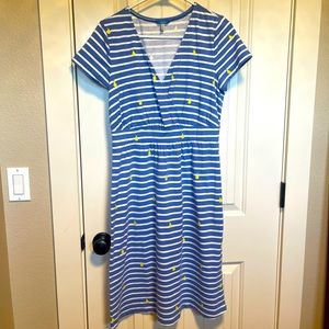 Blue Striped Patterned Women’s Dress! (Very Good Condition)